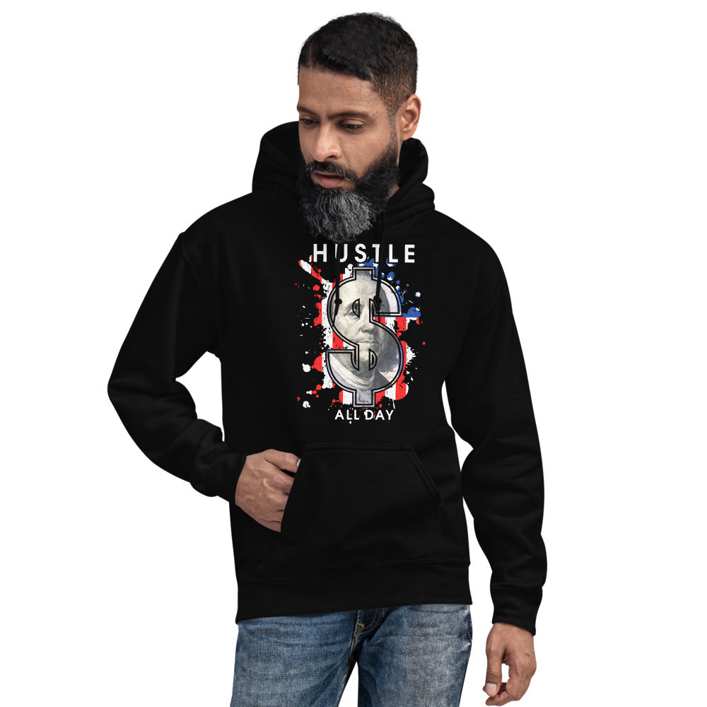 All day shop hustle hoodie